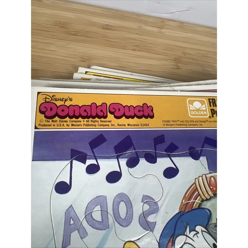Disney Frame Tray Puzzle Lot Mickey‎ DuckTales Little Mermaid Beauty Beast